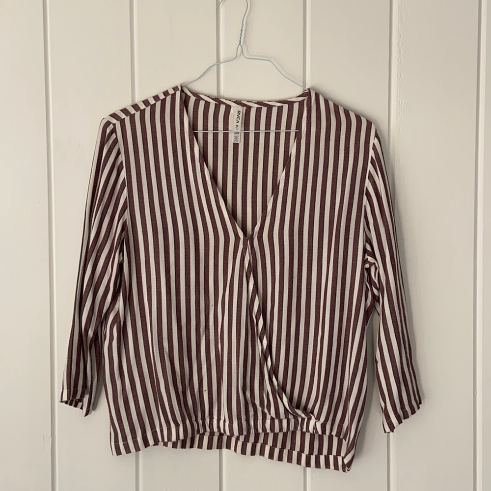 RVCA Striped Women’s Blouse